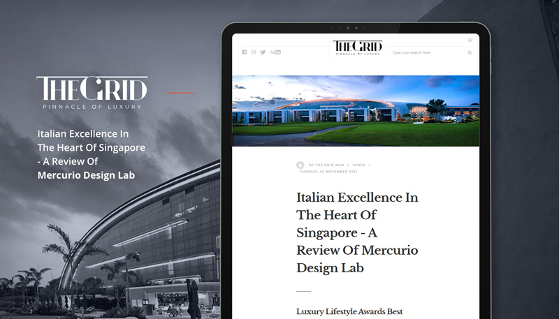 Mercurio Design Lab is on The Grid Magazine, Reaching the Opulent Malaysia Market in Vietnam